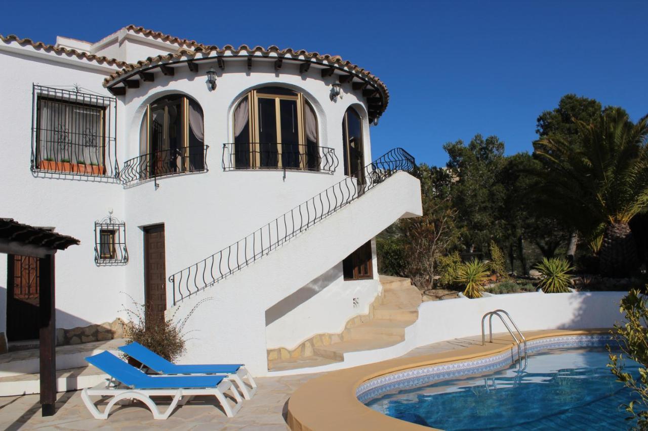 La Madrugada - Luxury Moraira Villa With Sea Views And Private Heated Pool Екстер'єр фото
