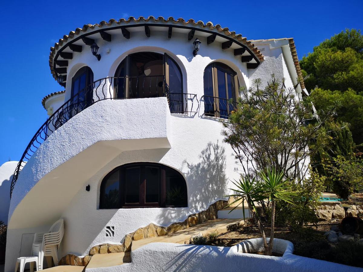 La Madrugada - Luxury Moraira Villa With Sea Views And Private Heated Pool Екстер'єр фото
