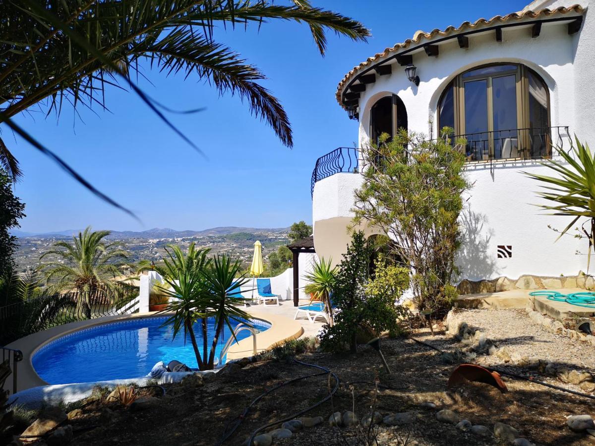 La Madrugada - Luxury Moraira Villa With Sea Views And Private Heated Pool Екстер'єр фото